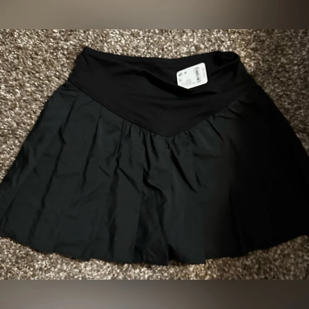Free People Swing Of Things Skort Black Small - Picture 1 of 3